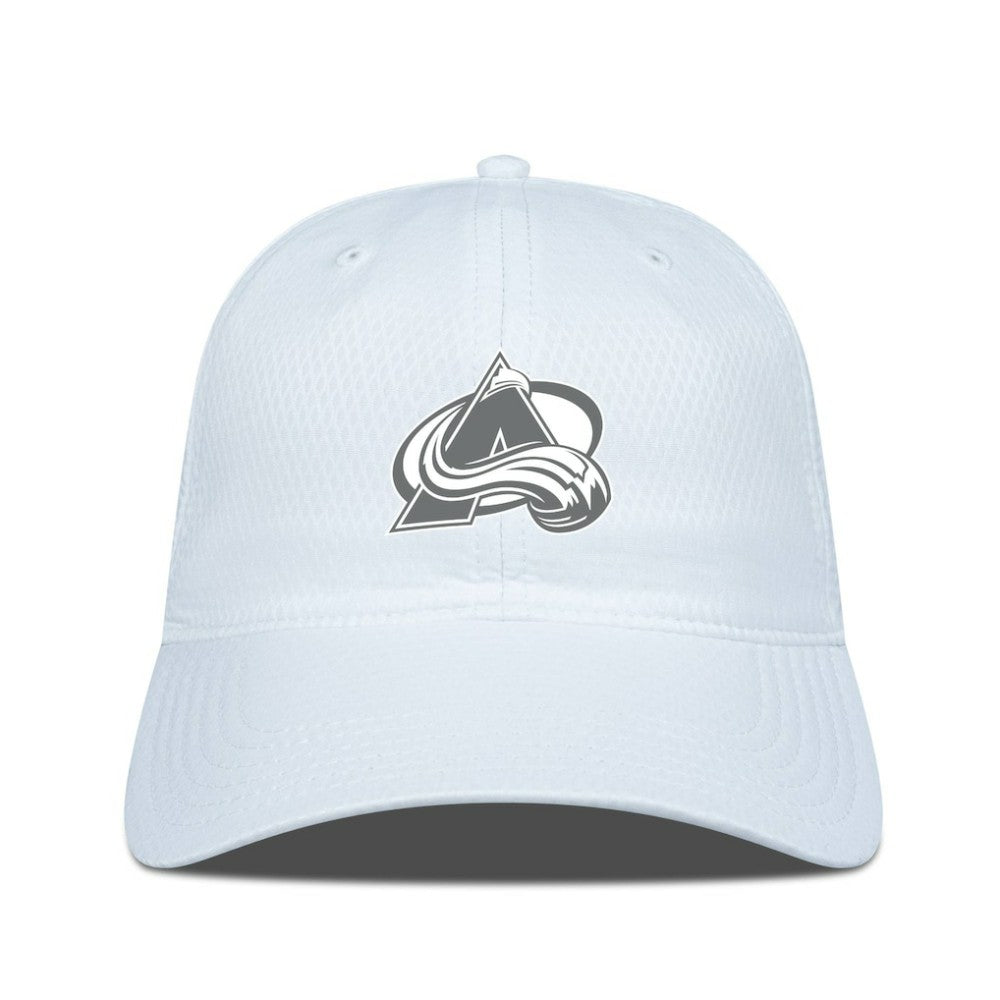 Colorado Avalanche Levelwear Matrix Slate & Snow Unstructured Adjustable Hat - White - NHL 203539049