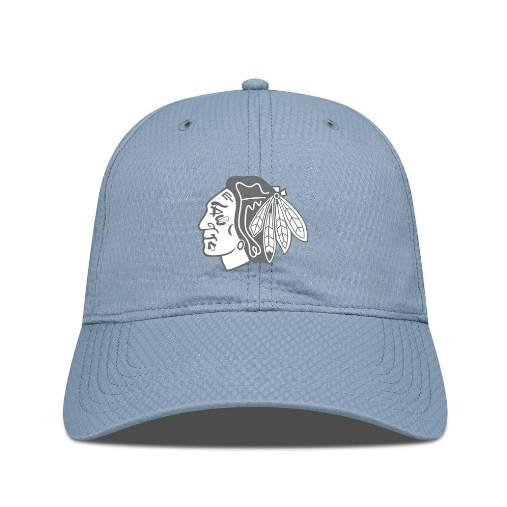 Chicago Blackhawks Levelwear Matrix Slate & Snow Unstructured Adjustable Hat - Blue - NHL 203539052
