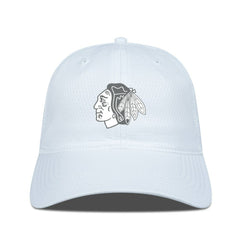 Chicago Blackhawks Levelwear Matrix Slate & Snow Unstructured Adjustable Hat - White - NHL 203539053