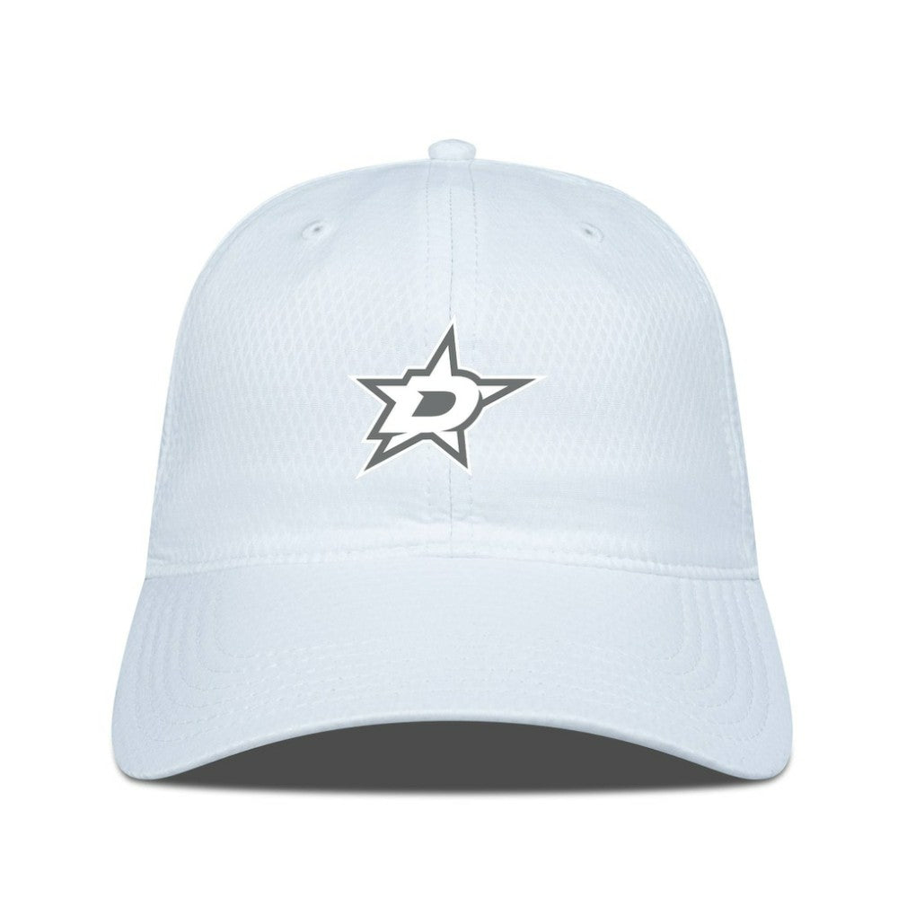 Dallas Stars Levelwear Matrix Slate & Snow Unstructured Adjustable Hat - White - NHL 203539056