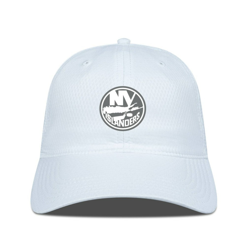 New York Islanders Levelwear Matrix Slate & Snow Unstructured Adjustable Hat - White - NHL 203539064