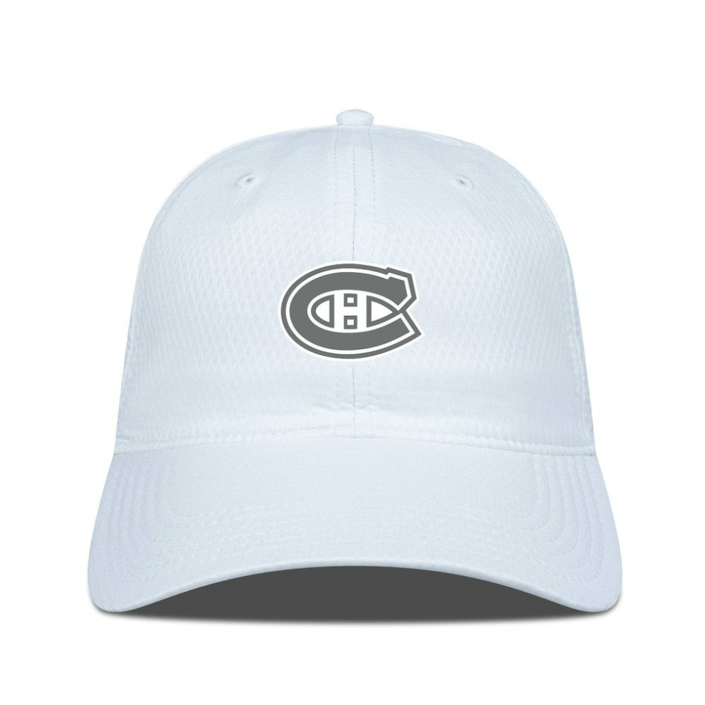 Montreal Canadiens Levelwear Matrix Slate & Snow Unstructured Adjustable Hat - White - NHL 203539068