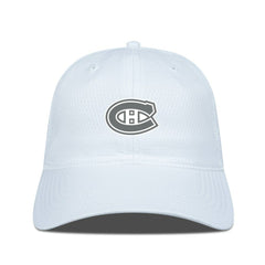 Montreal Canadiens Levelwear Matrix Slate & Snow Unstructured Adjustable Hat - White - NHL 203539068