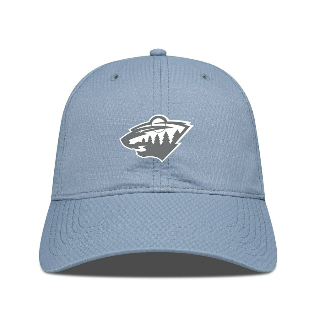 Minnesota Wild Levelwear Matrix Slate & Snow Unstructured Adjustable Hat - Blue - NHL 203539073