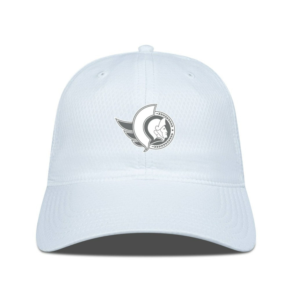 Ottawa Senators Levelwear Matrix Slate & Snow Unstructured Adjustable Hat - White - NHL 203539077