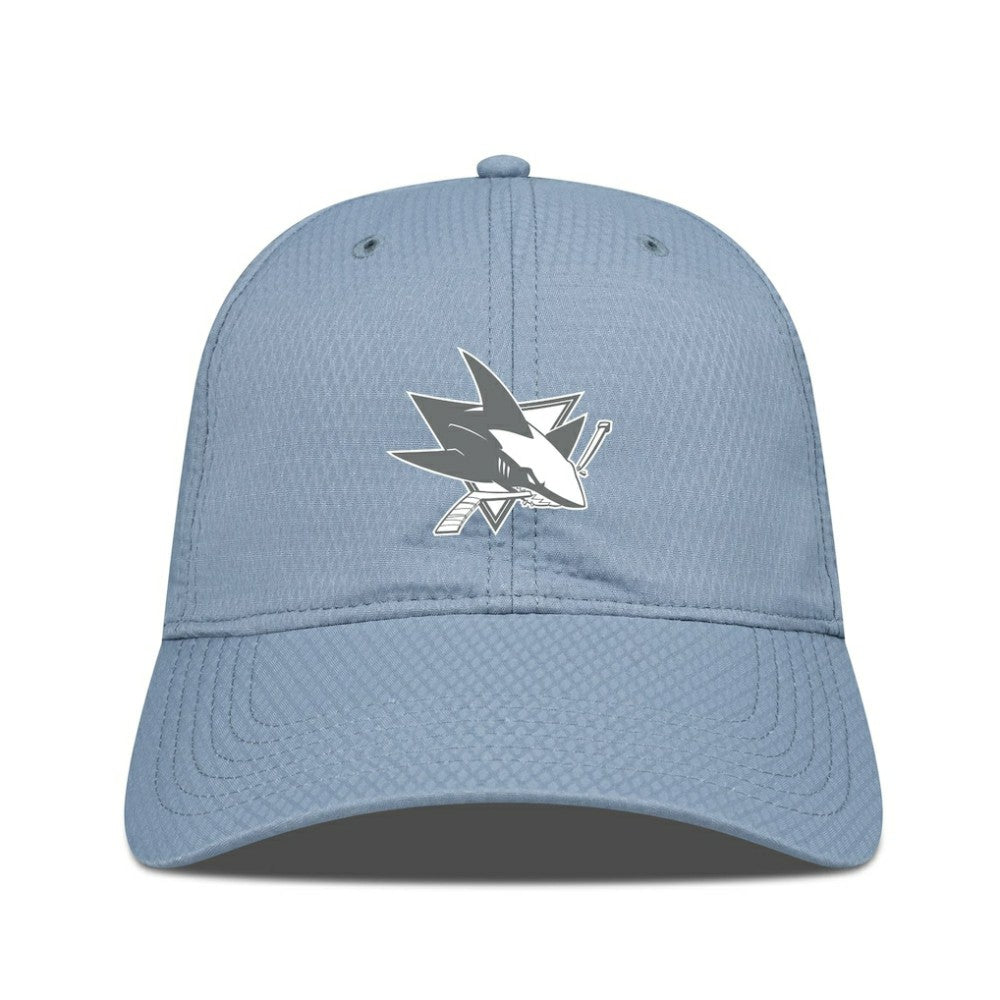 San Jose Sharks Levelwear Matrix Slate & Snow Unstructured Adjustable Hat - Blue - NHL 203539085