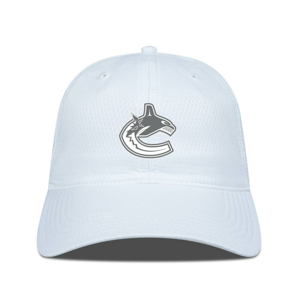 Vancouver Canucks Levelwear Matrix Slate & Snow Unstructured Adjustable Hat - White - NHL 203539087