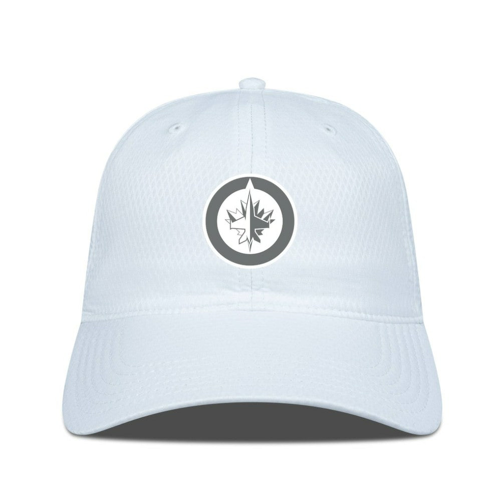 Winnipeg Jets Levelwear Matrix Slate & Snow Unstructured Adjustable Hat - White - NHL 203539088