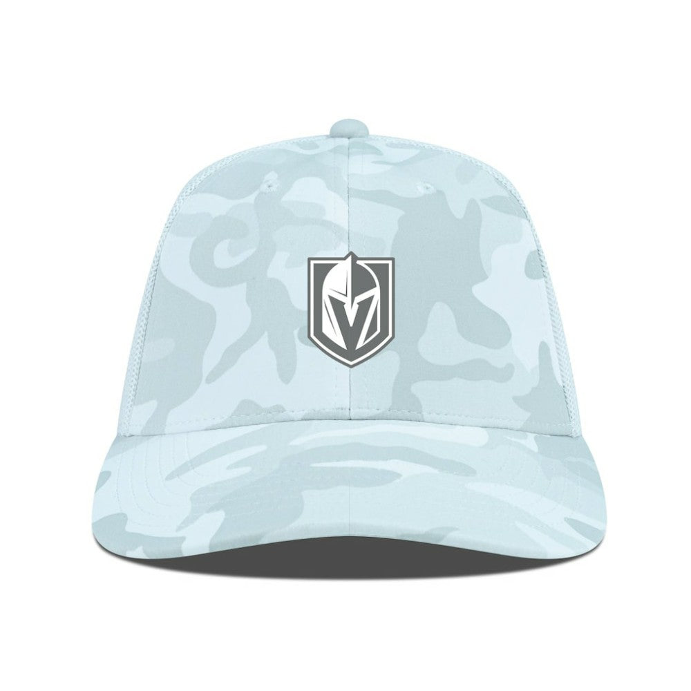 Vegas Golden Knights Levelwear Clash Slate & Snow Meshback Flex Hat - Camo - NHL 203539113
