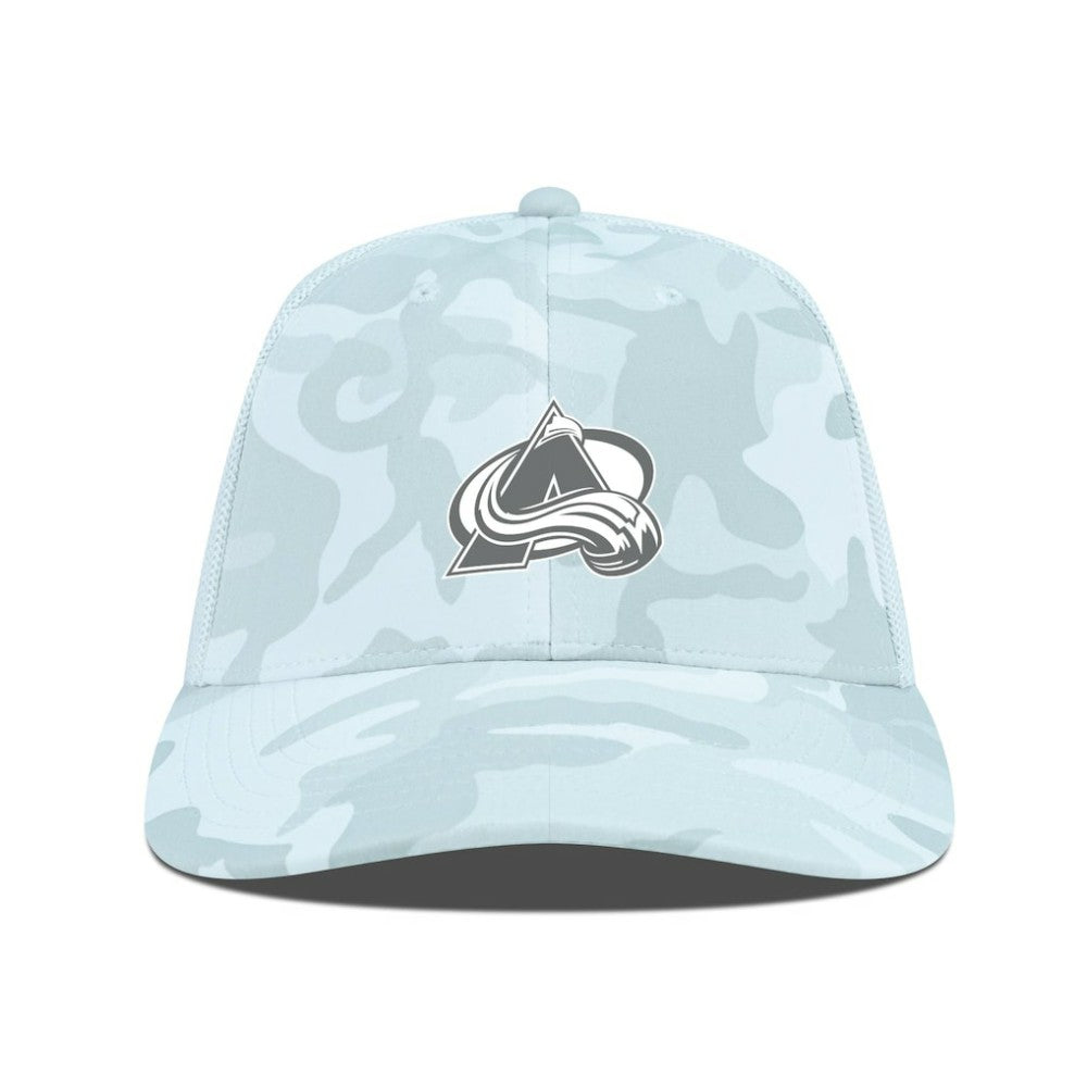 Colorado Avalanche Levelwear Clash Slate & Snow Meshback Flex Hat - Camo - NHL 203539115