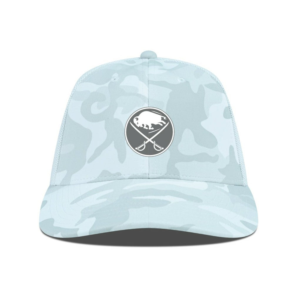 Buffalo Sabres Levelwear Clash Slate & Snow Meshback Flex Hat - Camo - NHL 203539124