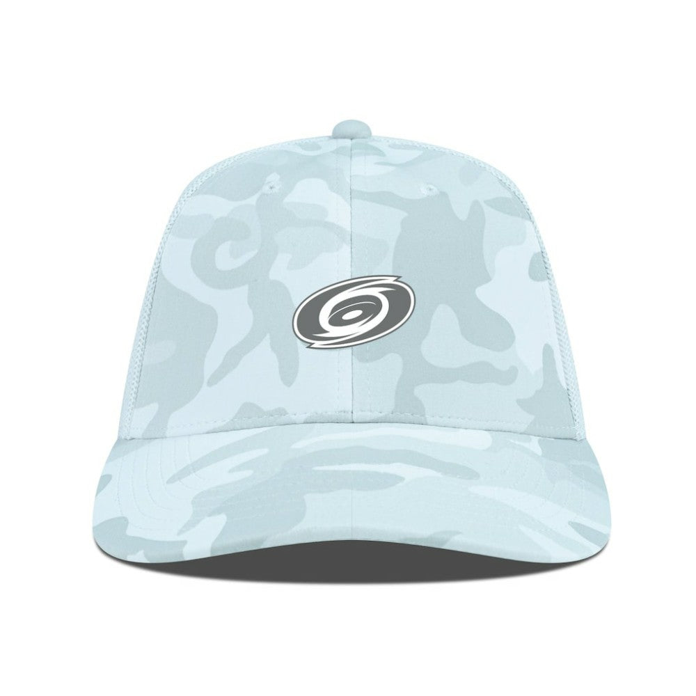 Carolina Hurricanes Levelwear Clash Slate & Snow Meshback Flex Hat - Camo - NHL 203539125