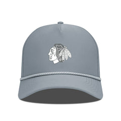 Chicago Blackhawks Levelwear Gordon Slate & Snow Rope Adjustable Hat - Gray - NHL 203539132