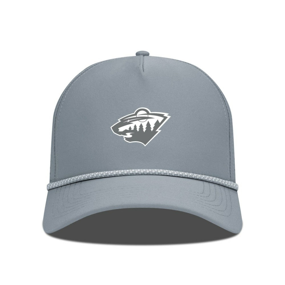 Minnesota Wild Levelwear Gordon Slate & Snow Rope Adjustable Hat - Gray - NHL 203539135