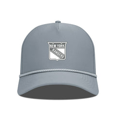 New York Rangers Levelwear Gordon Slate & Snow Rope Adjustable Hat - Gray - NHL 203539136