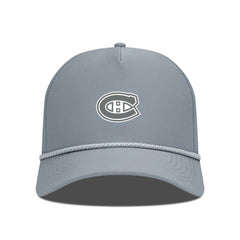 Montreal Canadiens Levelwear Gordon Slate & Snow Rope Adjustable Hat - Gray - NHL 203539137