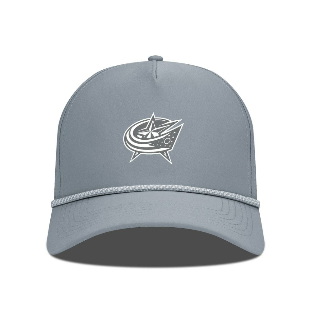 Columbus Blue Jackets Levelwear Gordon Slate & Snow Rope Adjustable Hat - Gray - NHL 203539141