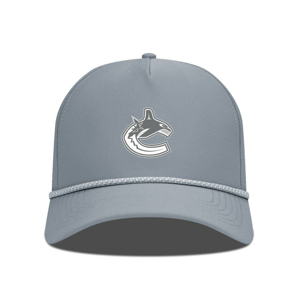 Vancouver Canucks Levelwear Gordon Slate & Snow Rope Adjustable Hat - Gray - NHL 203539148