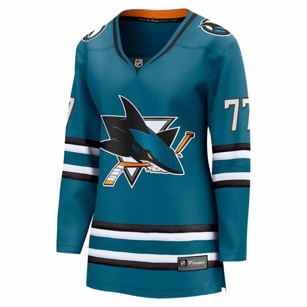 Michael Misa San Jose Sharks Fanatics Women's Breakaway Jersey - Teal - NHL 203539379