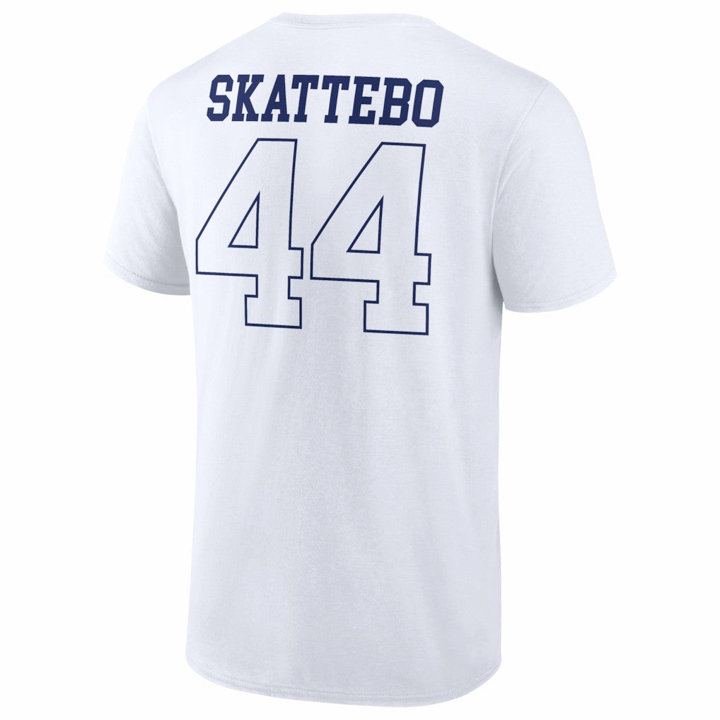 Cam Skattebo New York Giants Tonal Player Name & Number T-Shirt White