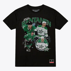 Mikko Rantanen Dallas Stars Mitchell & Ness Player Collage T-Shirt - Black - NHL 203543254