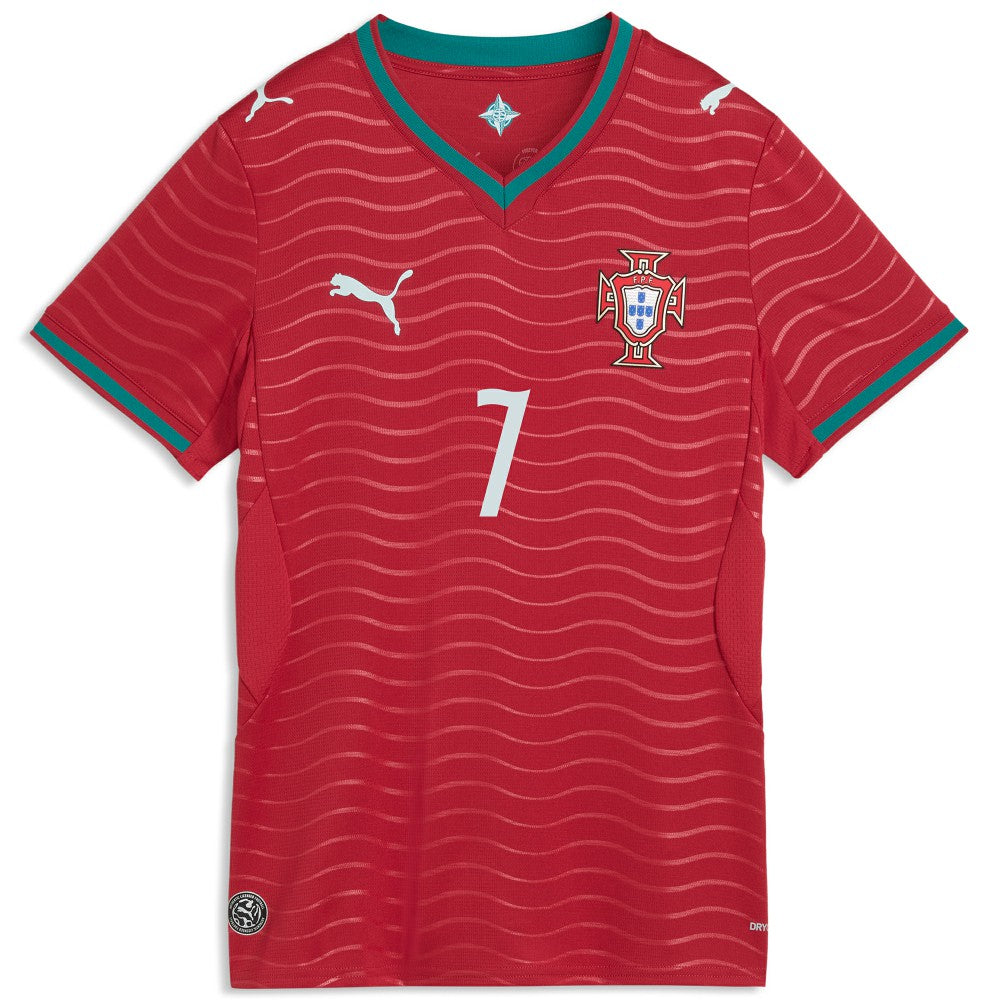 Cristiano Ronaldo Portugal National Team Women's 2026 Home Replica Jersey Red - Puma