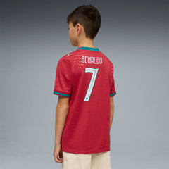 Cristiano Ronaldo Portugal National Team Youth 2026 Home Replica Jersey Red - Puma sale