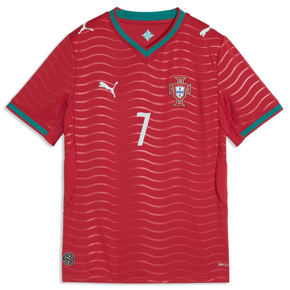 Cristiano Ronaldo Portugal National Team Youth 2026 Home Replica Jersey Red - Puma sale