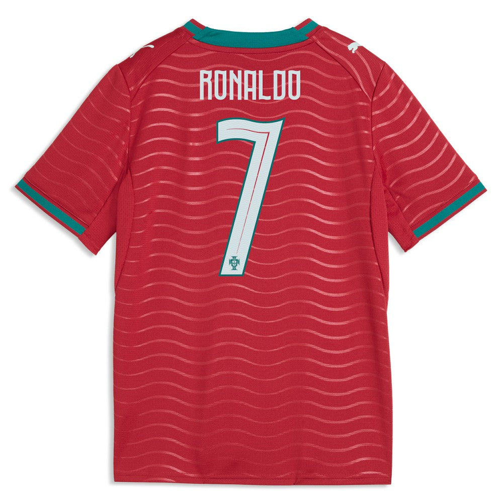 Cristiano Ronaldo Portugal National Team Youth 2026 Home Replica Jersey Red - Puma sale