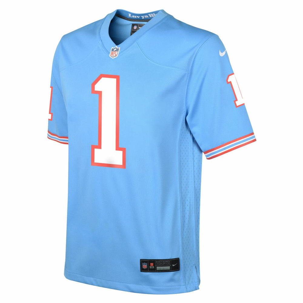 Nike Cameron Ward Tennessee Titans Youth Alternate Game Jersey Light Blue