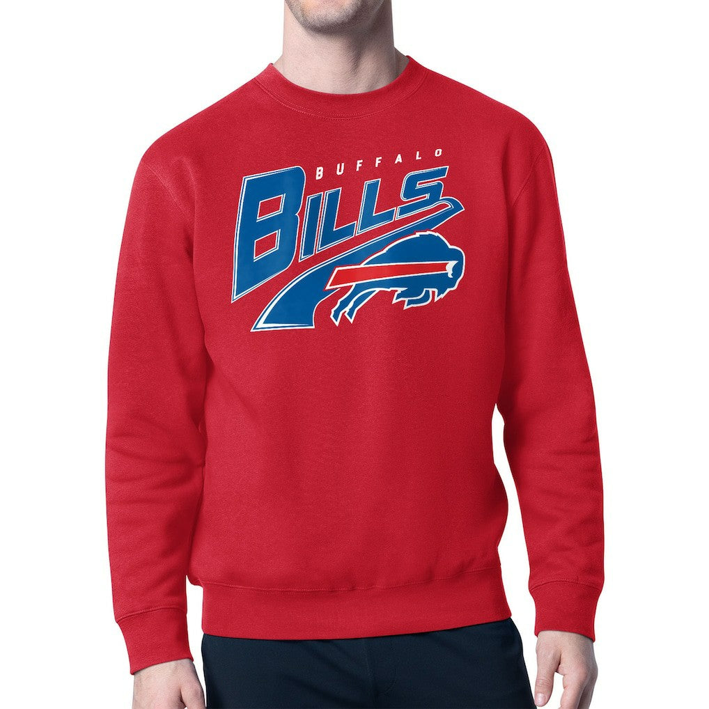 Buffalo Bills Starter Modern Tailsweep Fleece Sweatshirt Red