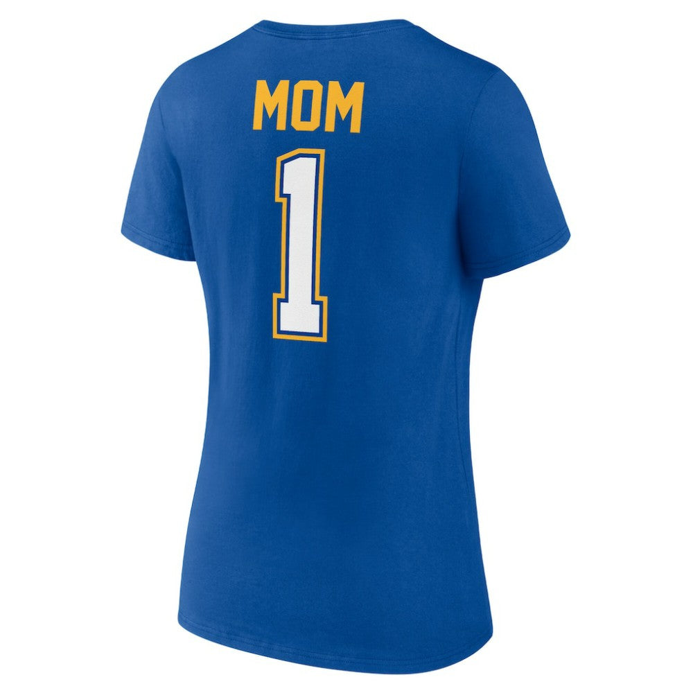 Buffalo Sabres Women's Mother's Day V-Neck T-Shirt - Royal - NHL 203555623