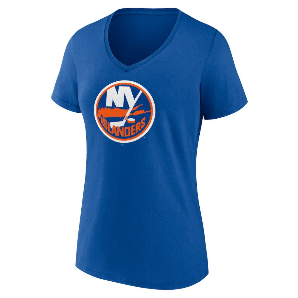 New York Islanders Women's Mother's Day V-Neck T-Shirt - Royal - NHL 203555653