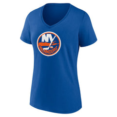 New York Islanders Women's Mother's Day V-Neck T-Shirt - Royal - NHL 203555653