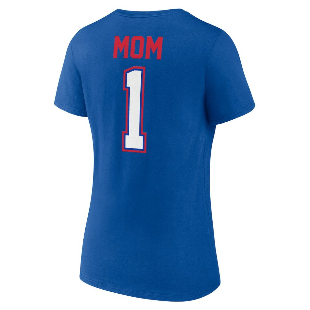 New York Rangers Women's Mother's Day V-Neck T-Shirt - Blue - NHL 203555661