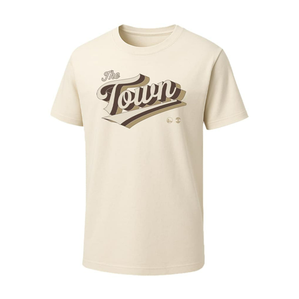 Golden State Warriors Oaklandish Unisex 2025/26 City Edition Vintage Wash T-Shirt Cream