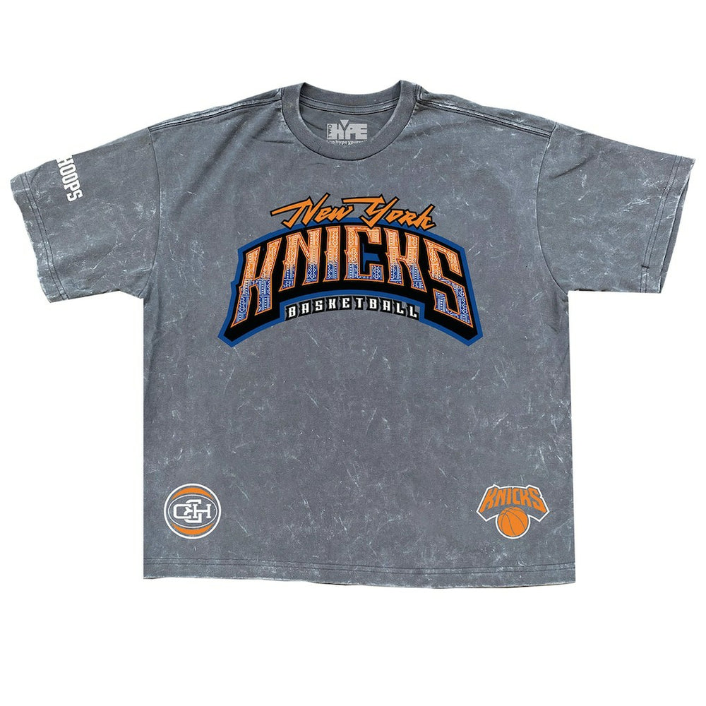 New York Knicks Banner Era Collection Premium T-Shirt Gray | New Era online