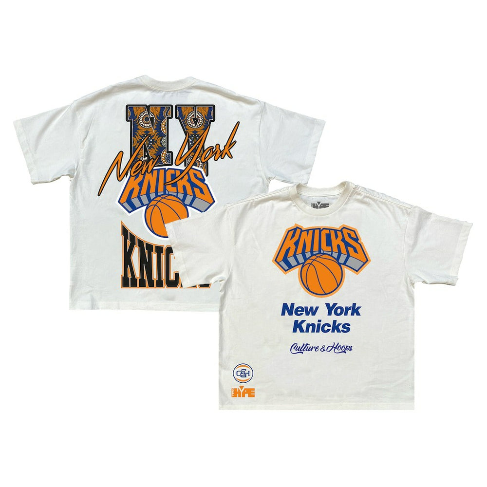 New York Knicks Team City Collection Premium T-Shirt Cream