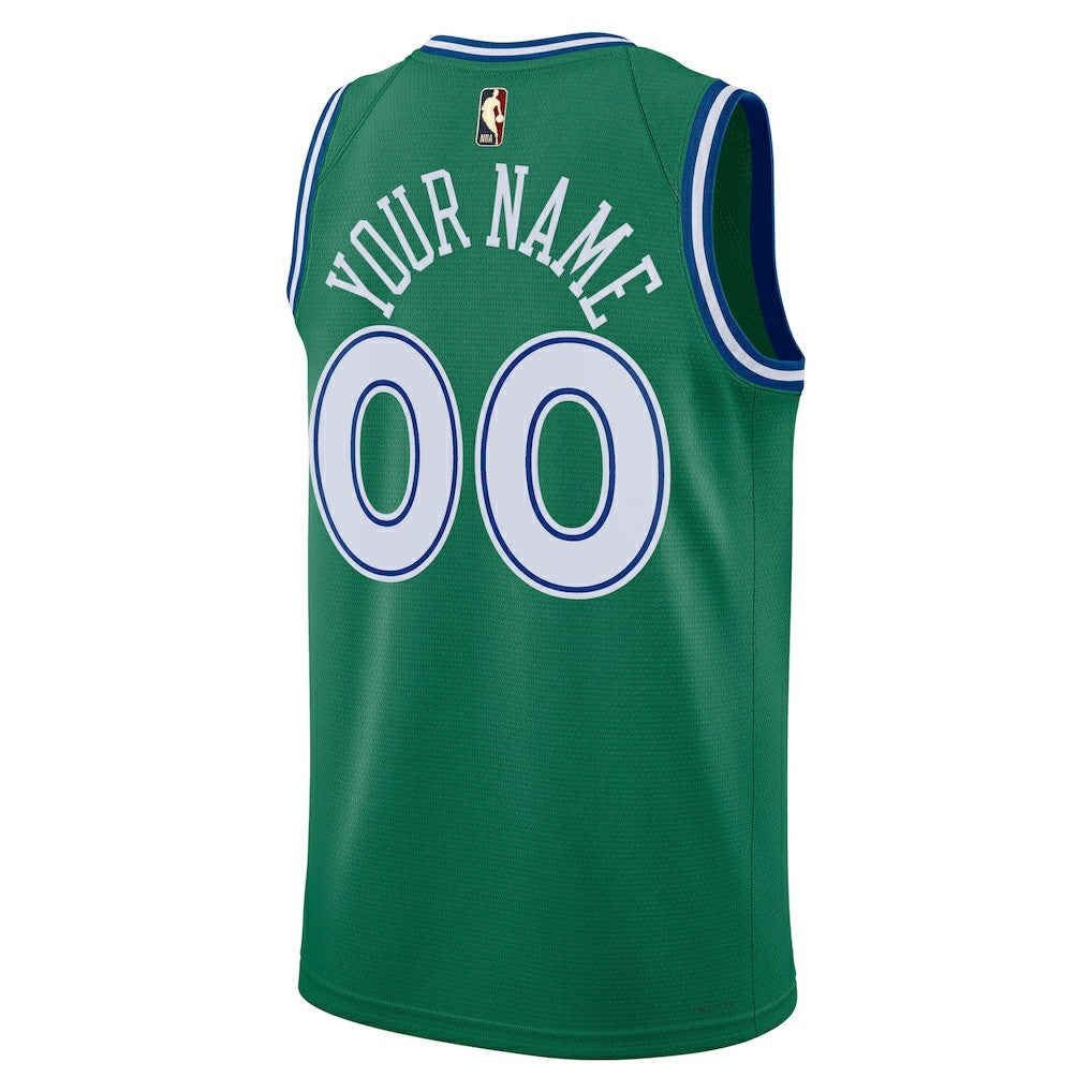 Dallas Mavericks Unisex Swingman Custom Jersey for sale Classic Editi- Green | Nike online