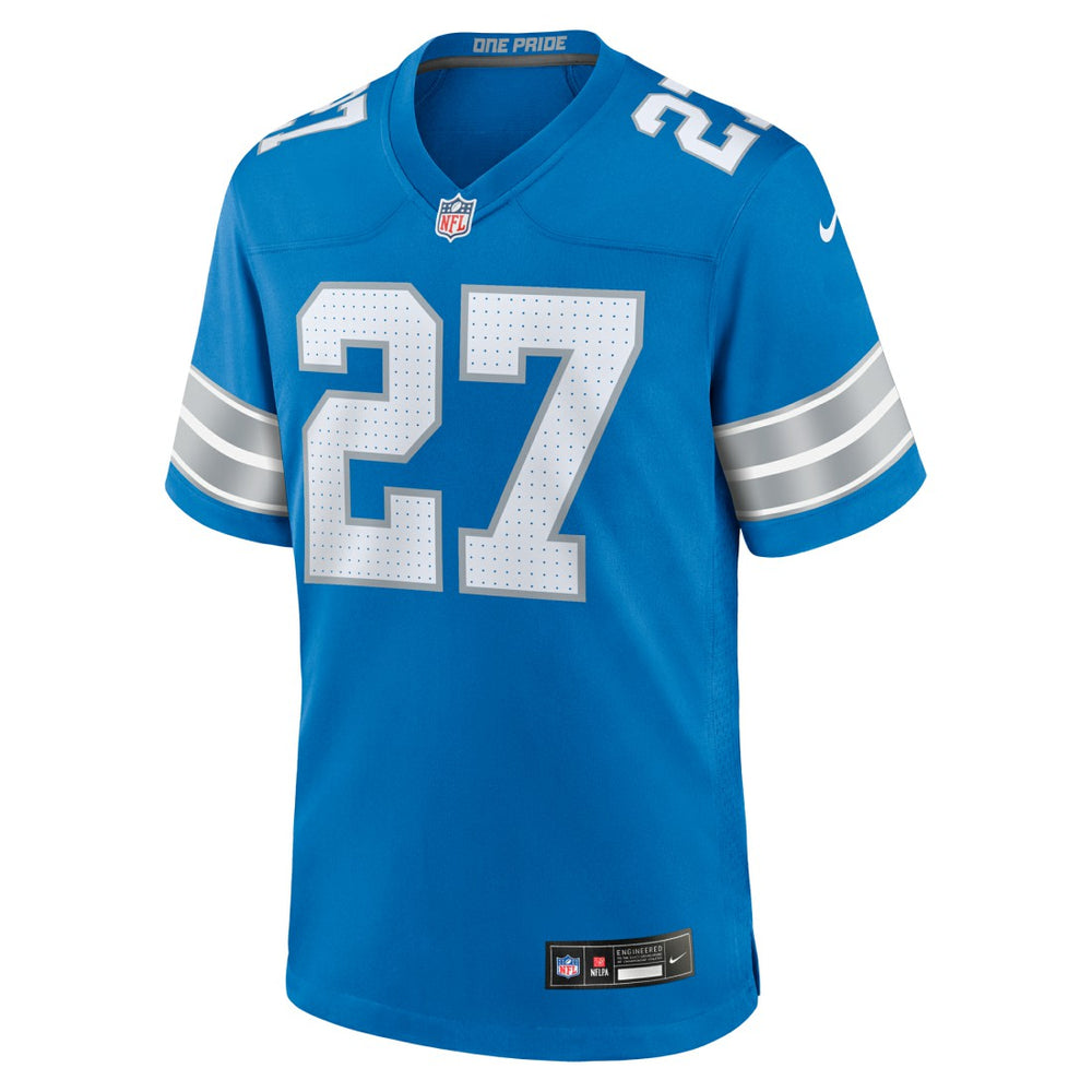 Nike Arthur Maulet Detroit Lions Team Game Jersey Blue