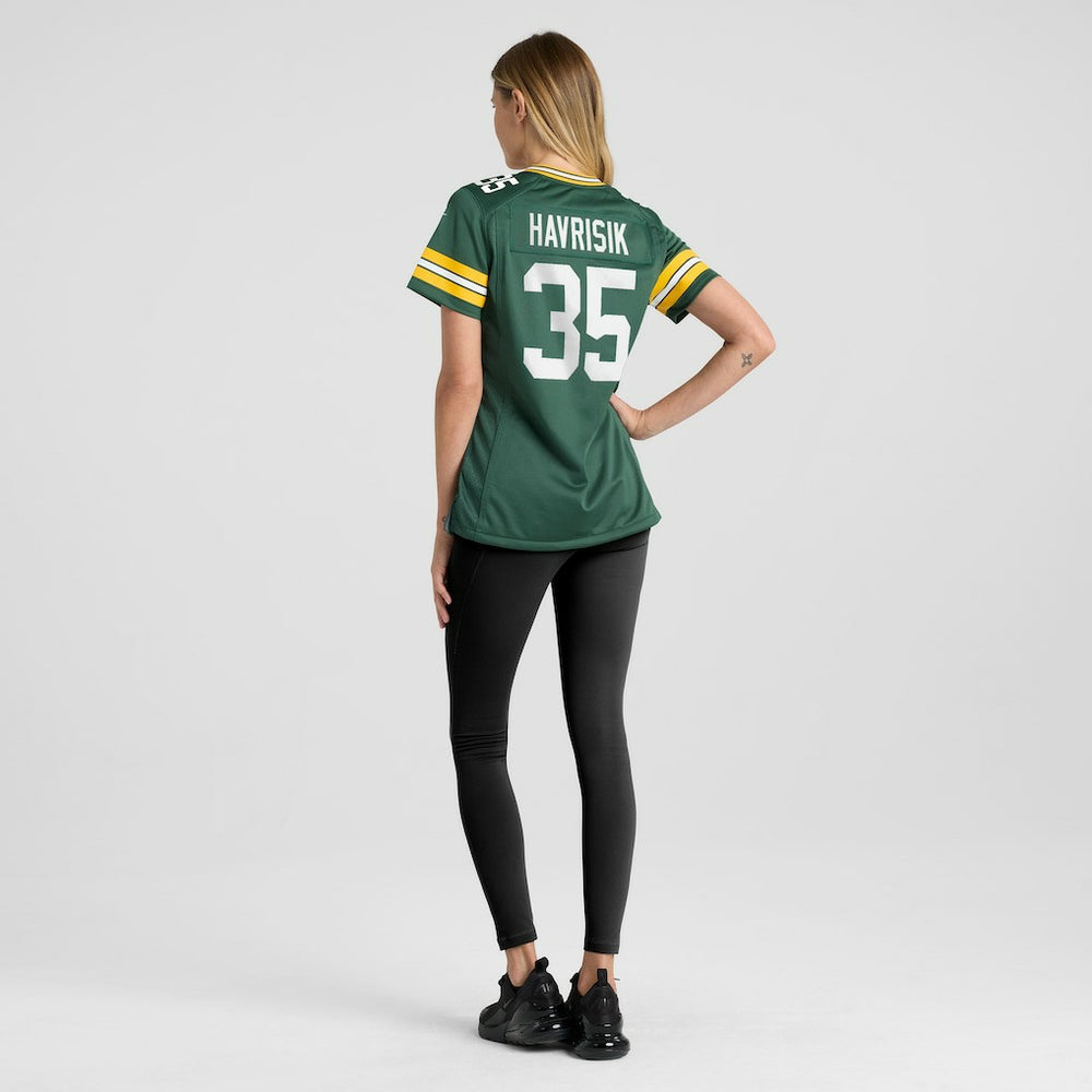 Nike Lucas Havrisik Green Bay Packers Women's Team Game Jersey Green