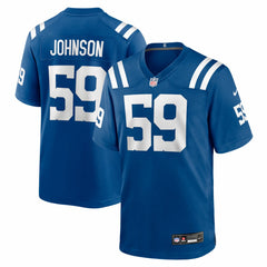 Nike Buddy Johnson Indianapolis Colts Team Game Jersey Royal