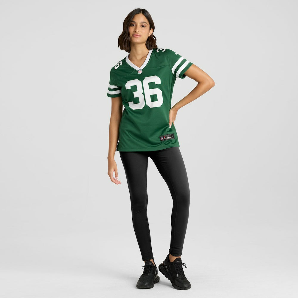 Nike Khalil Herbert New York Jets Women's Team Game Jersey Legacy Green
