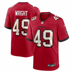 Nike Owen Wright Tampa Bay Buccaneers Team Game Jersey Red