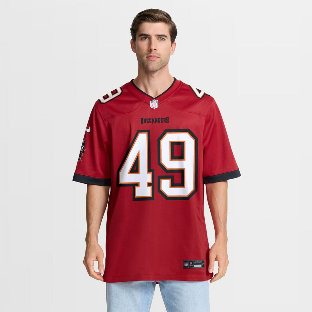Nike Owen Wright Tampa Bay Buccaneers Team Game Jersey Red