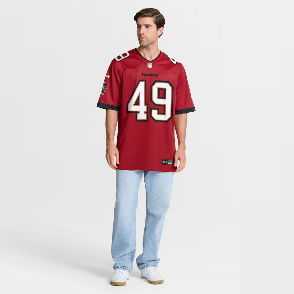 Nike Owen Wright Tampa Bay Buccaneers Team Game Jersey Red