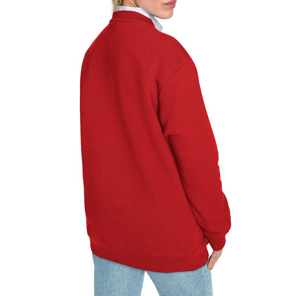 Buffalo Bills Starter Women's Arch Stripe Fleece Sweatshirt Red
