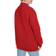 Buffalo Bills Starter Women's Color Shading Team Logo Fleece Sweatshirt Red