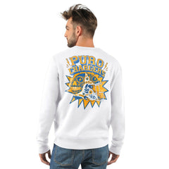 Los Angeles Chargers Starter Classic Puro Crew Neck Sweatshirt White
