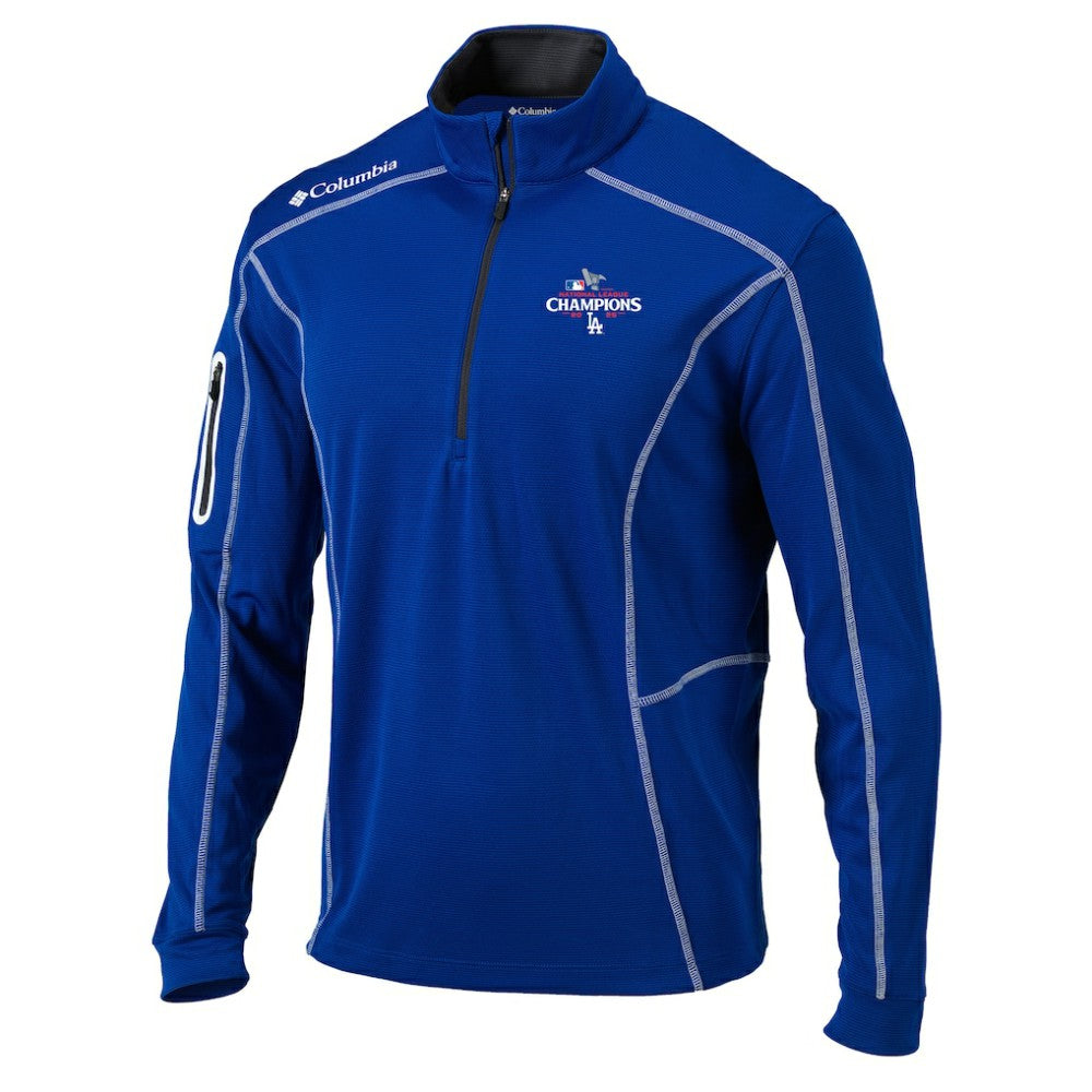 Toronto Blue Jays Columbia 2025 American League Champions Omni-Wick Shotgun Quarter-Zip Pullover - Royal - Columbia Sale